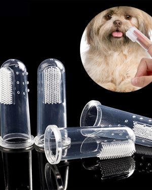 Escova de dentes para caes e gatos