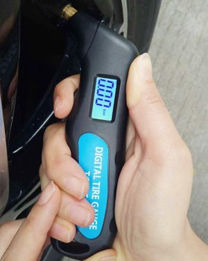 Medidor Digital de pressão de ar do pneus de carros, motos e bicicletas