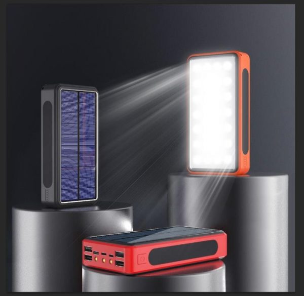 Carregador Solar Powerbank 80000mah para celular Xiaomi e Iphone sem fio